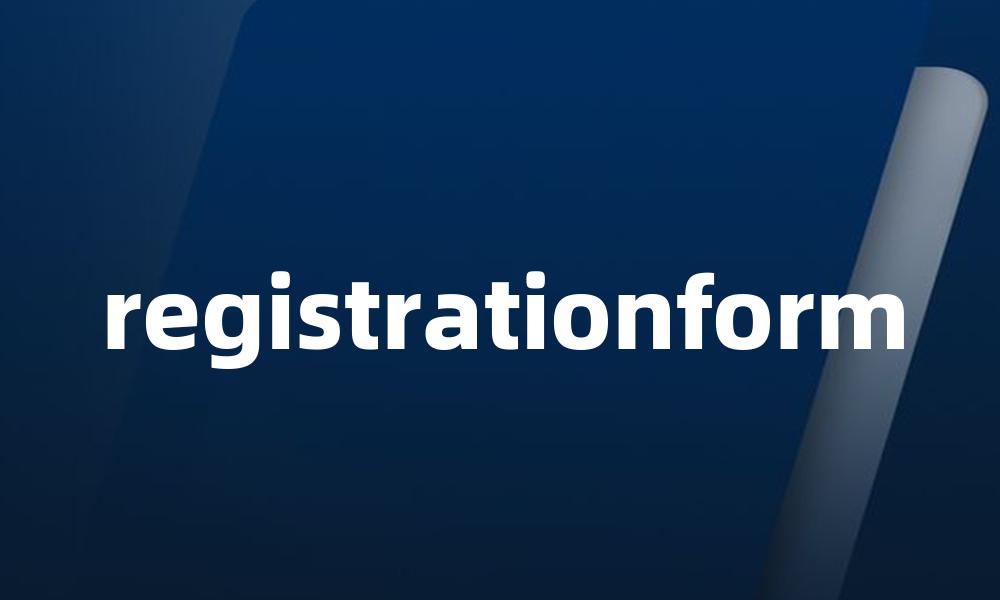 registrationform