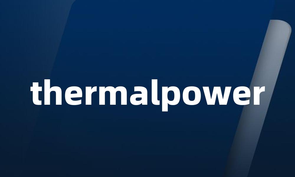 thermalpower