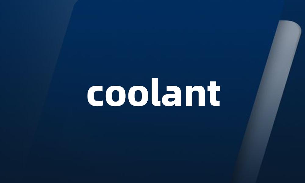 coolant