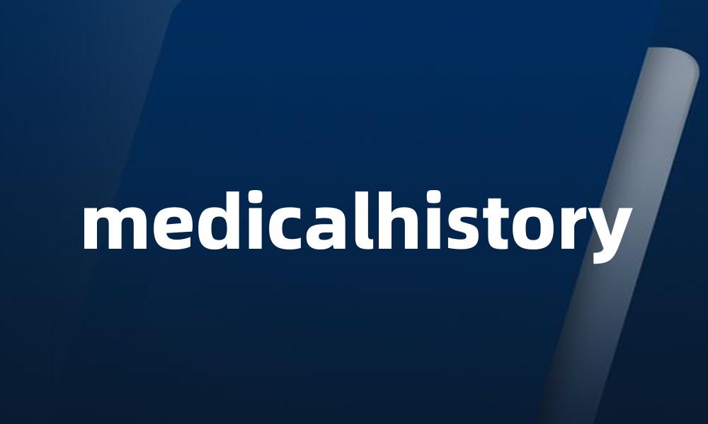 medicalhistory