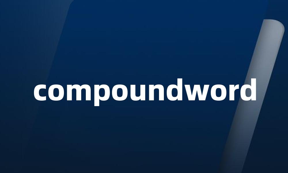 compoundword