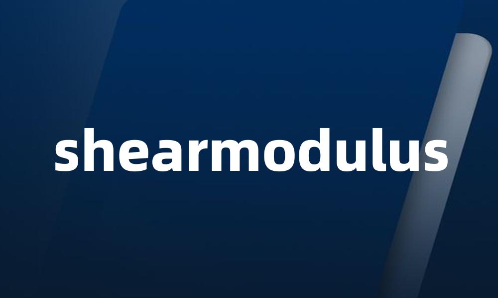 shearmodulus