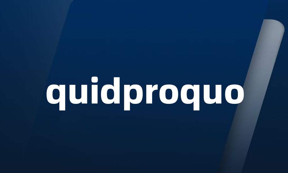 quidproquo