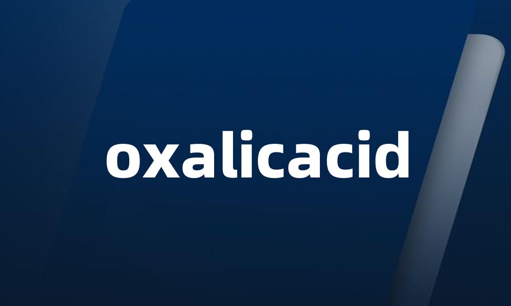 oxalicacid