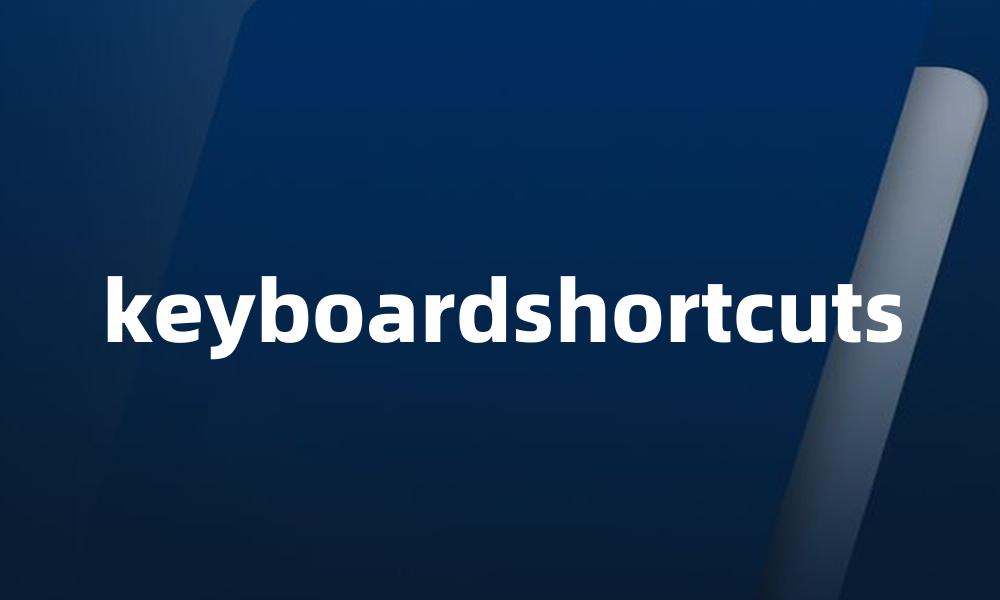 keyboardshortcuts