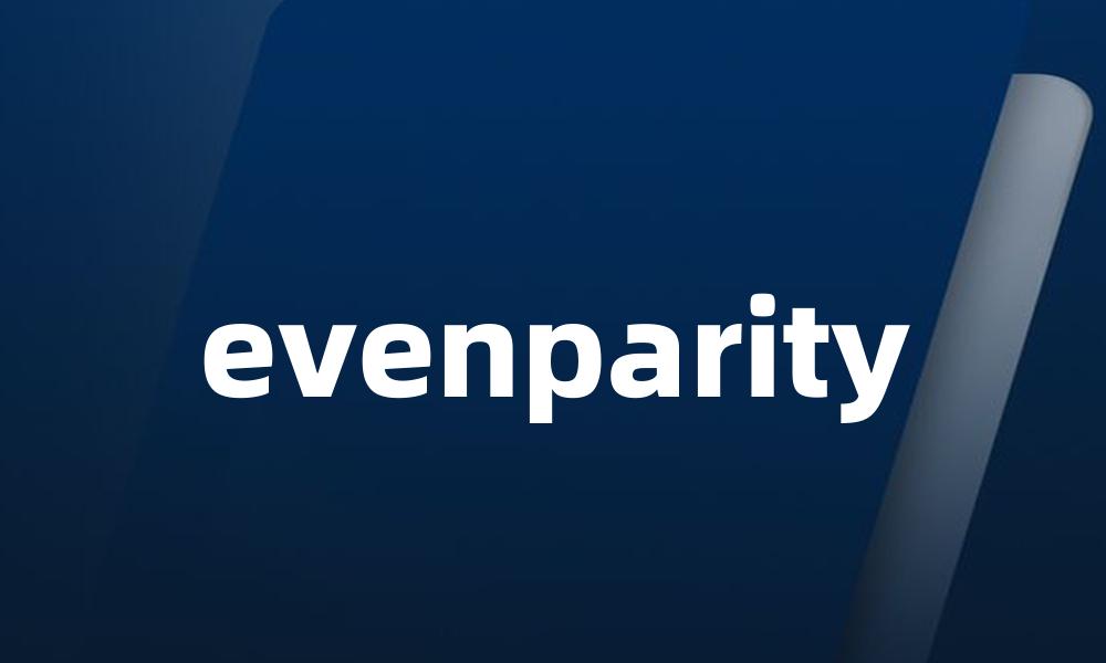 evenparity