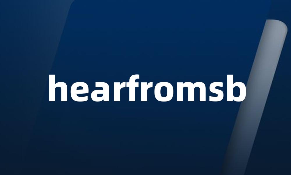 hearfromsb