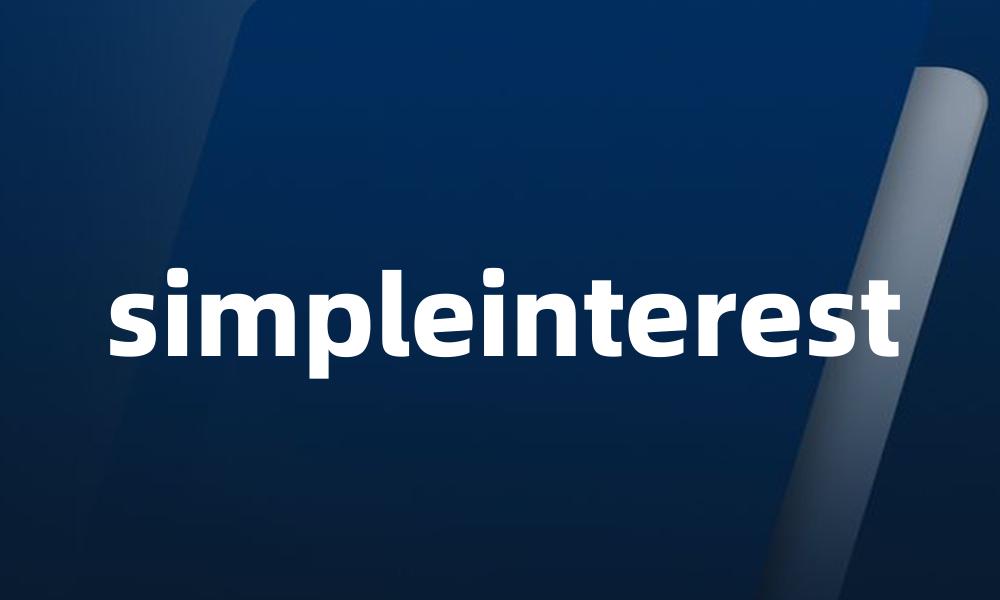 simpleinterest