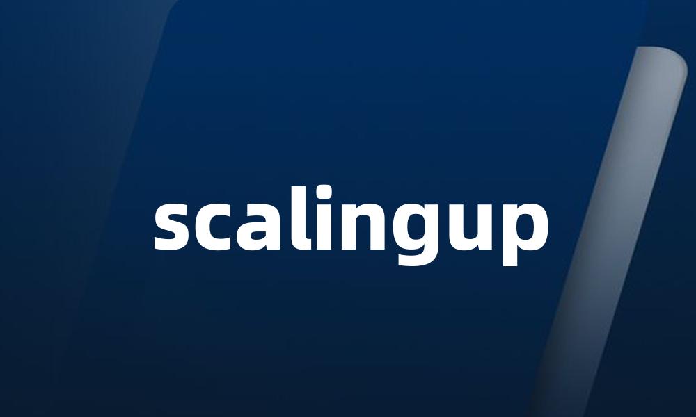 scalingup