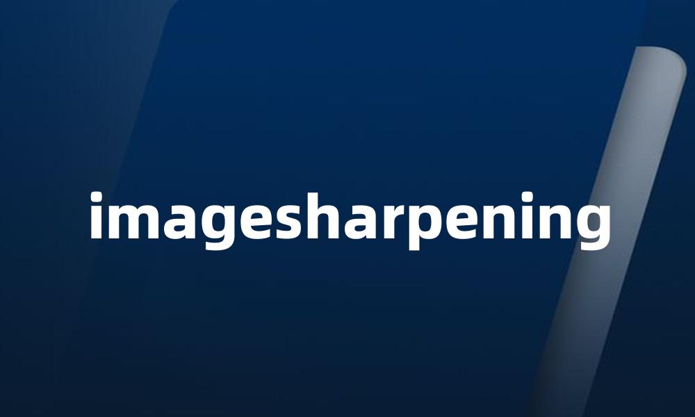 imagesharpening