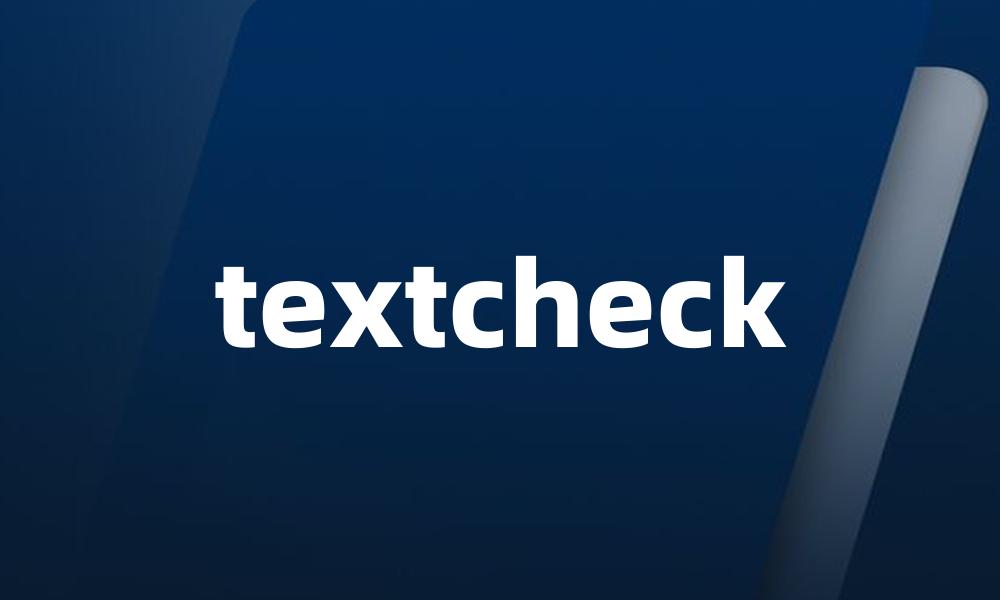 textcheck