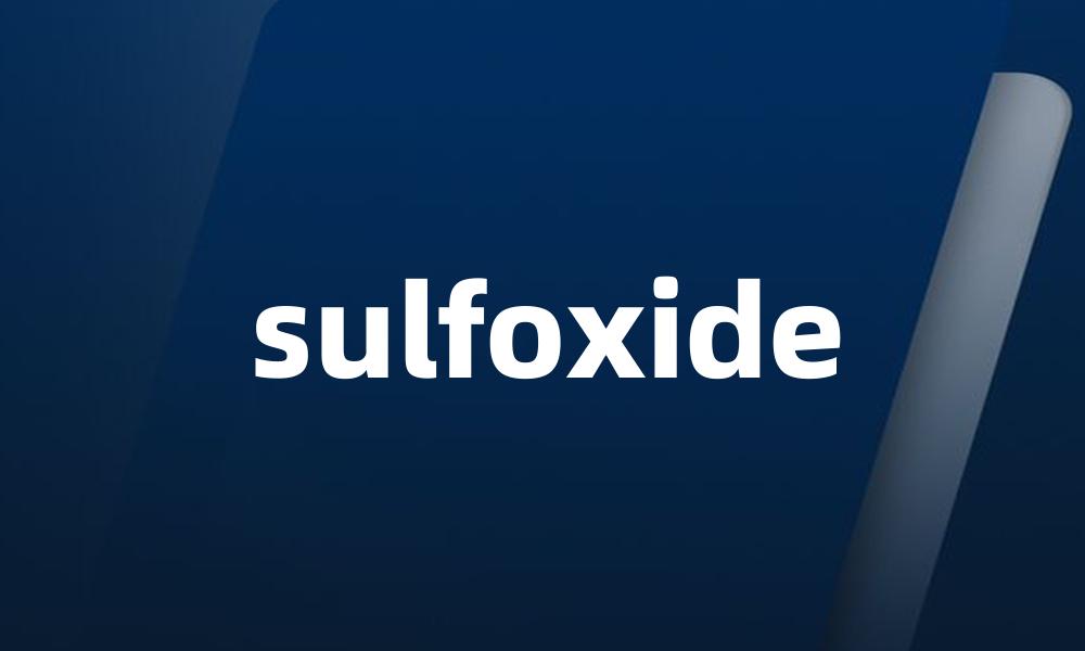 sulfoxide