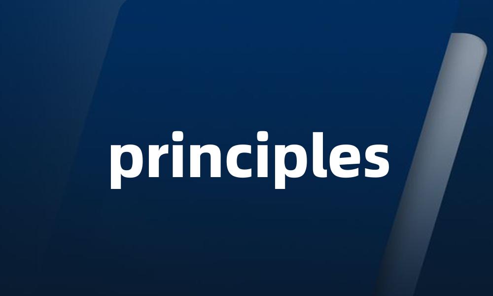 principles