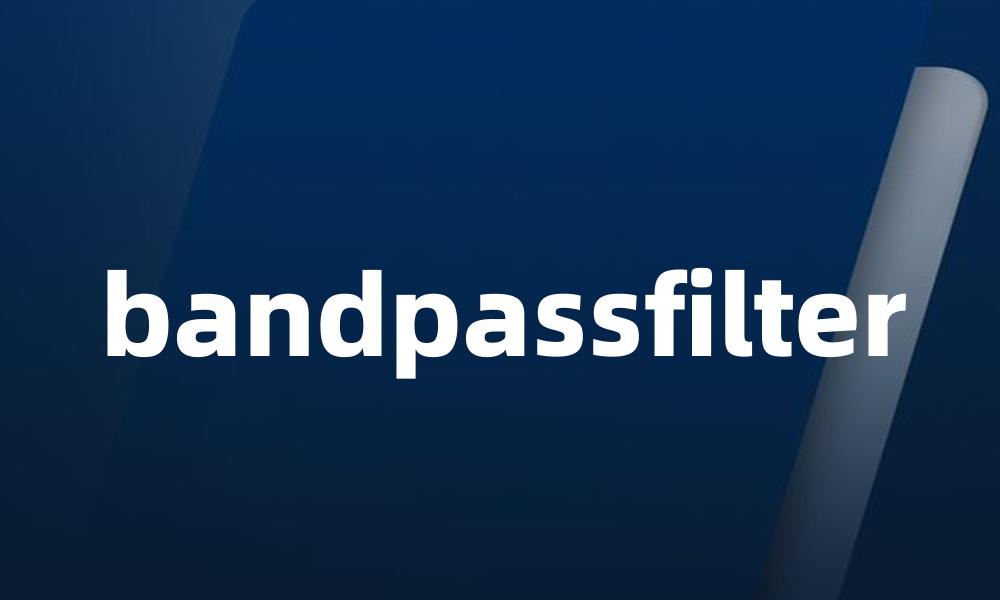 bandpassfilter