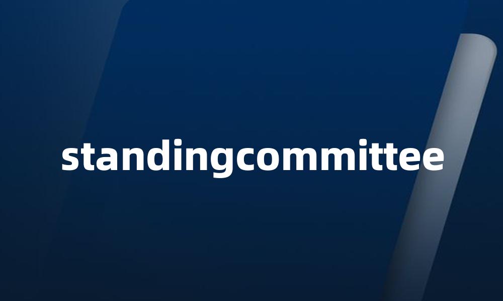 standingcommittee