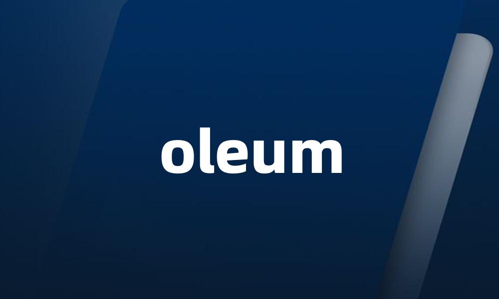 oleum