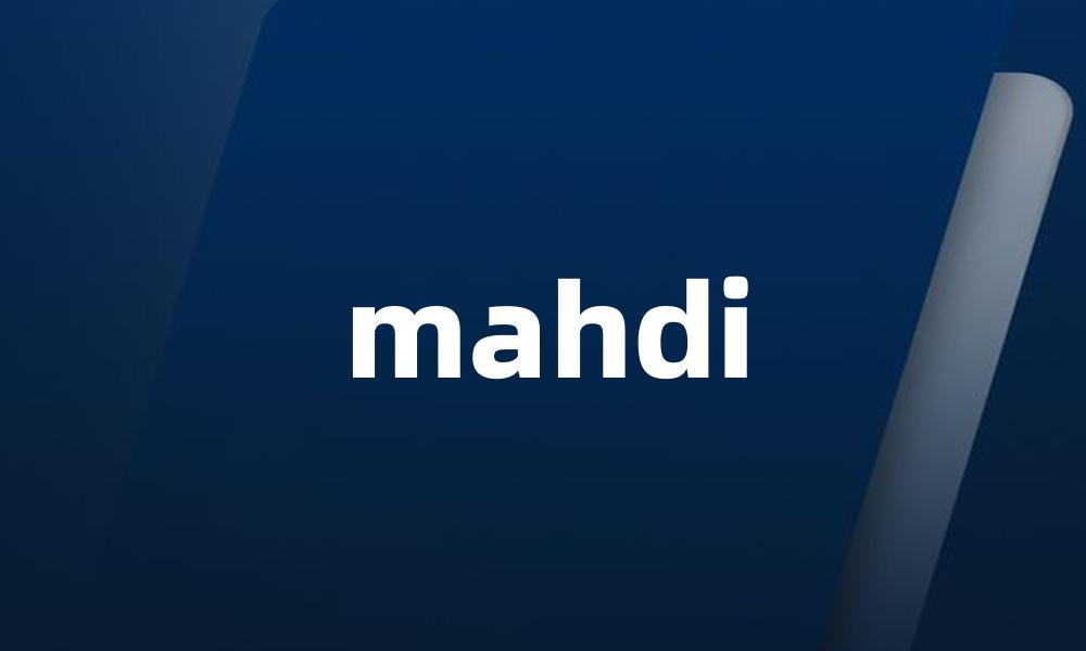 mahdi