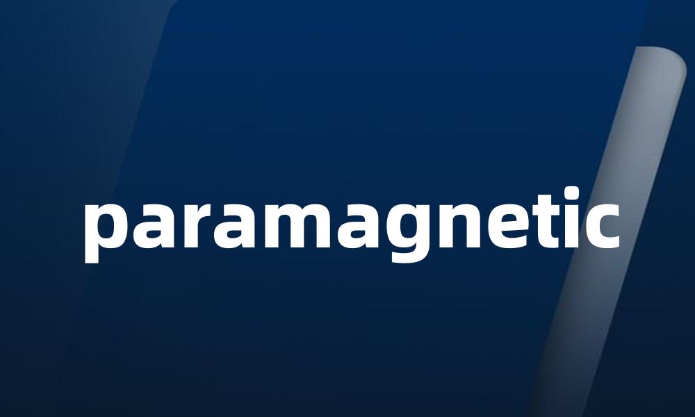 paramagnetic