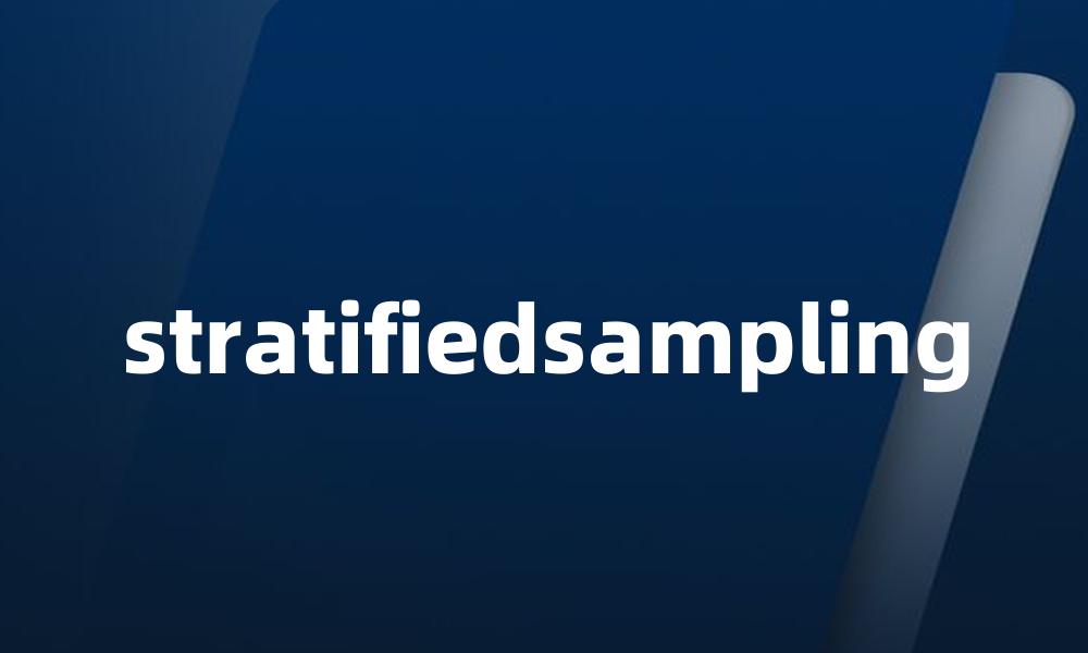 stratifiedsampling