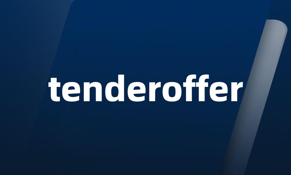 tenderoffer