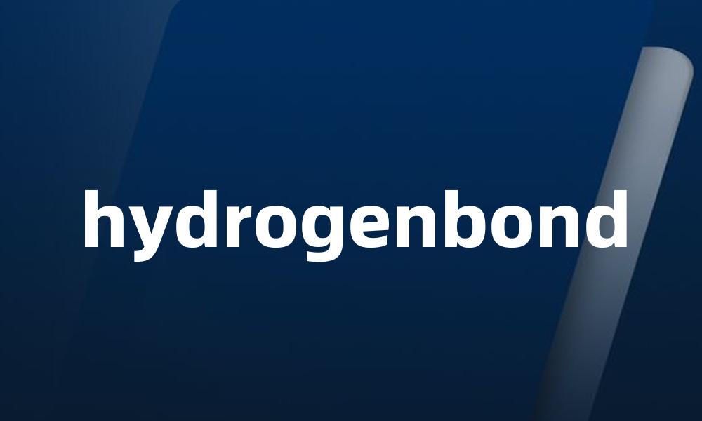 hydrogenbond