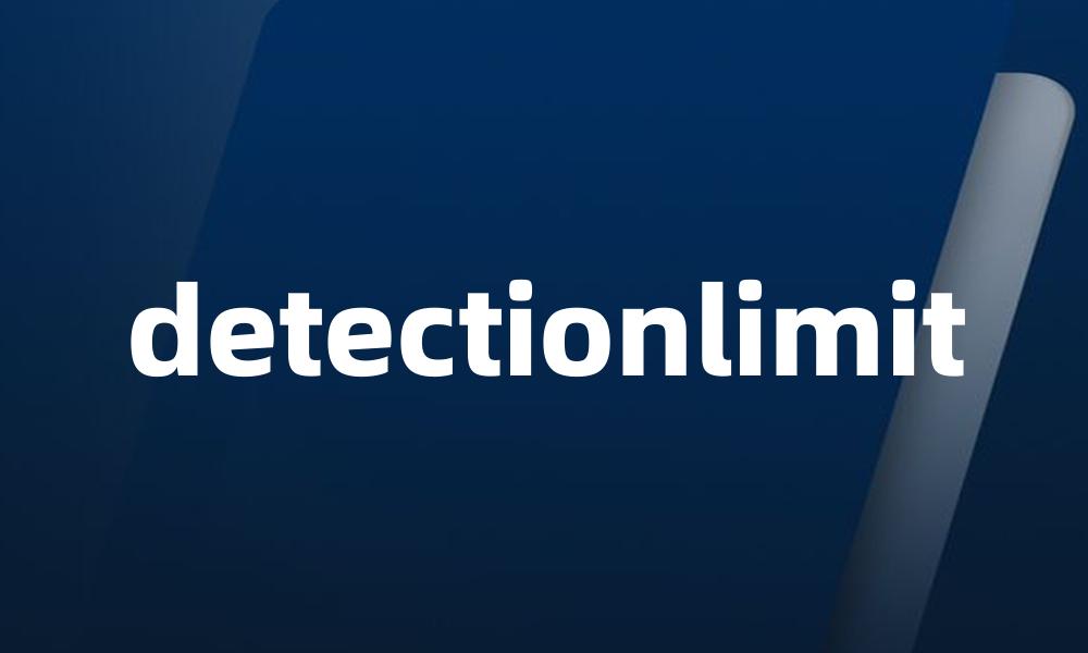 detectionlimit