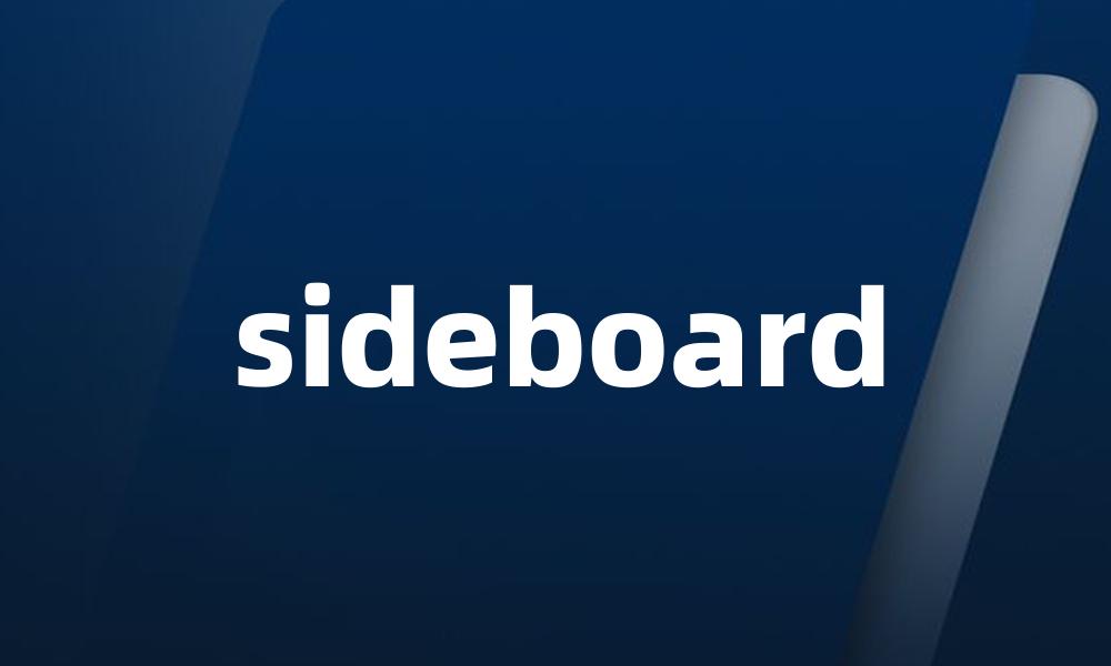 sideboard