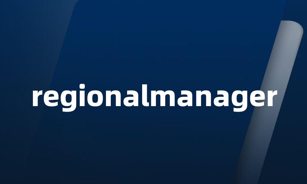 regionalmanager