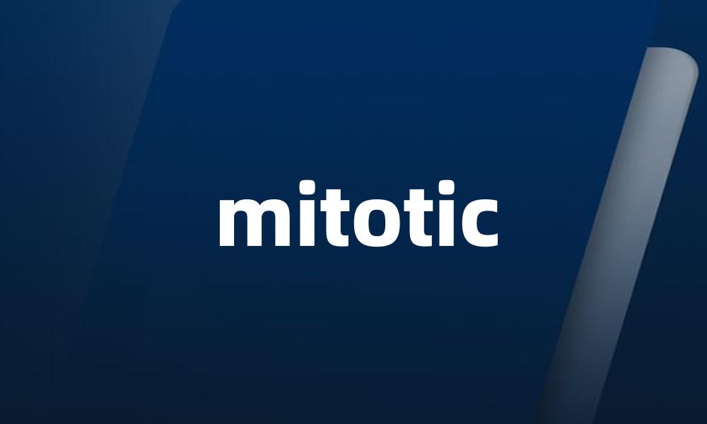 mitotic