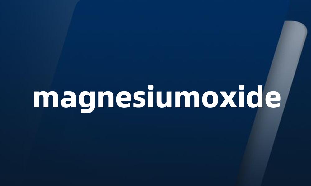 magnesiumoxide