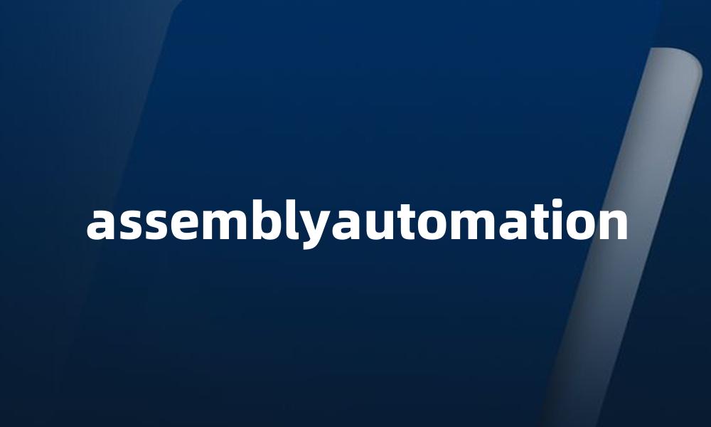 assemblyautomation