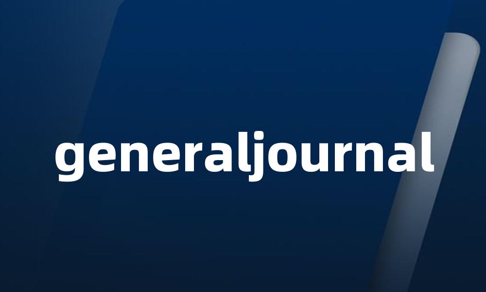 generaljournal