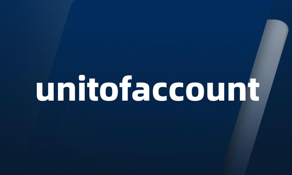 unitofaccount