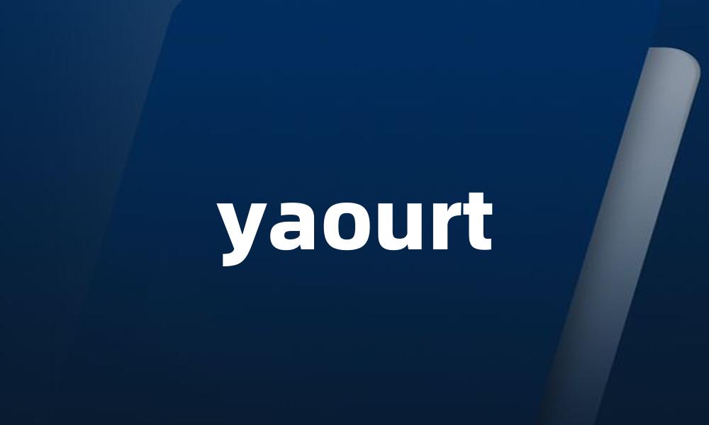 yaourt