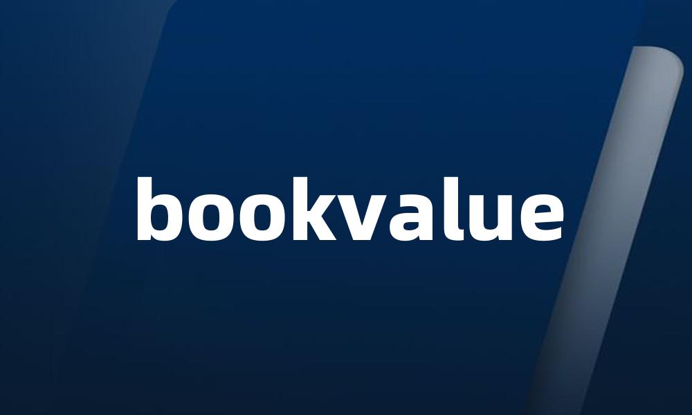 bookvalue