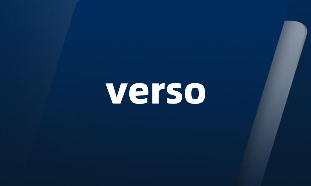 verso