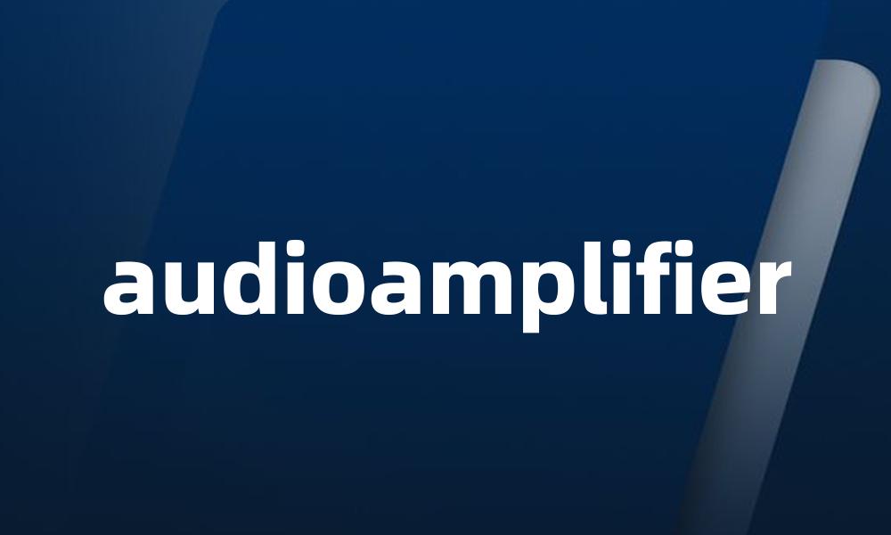 audioamplifier