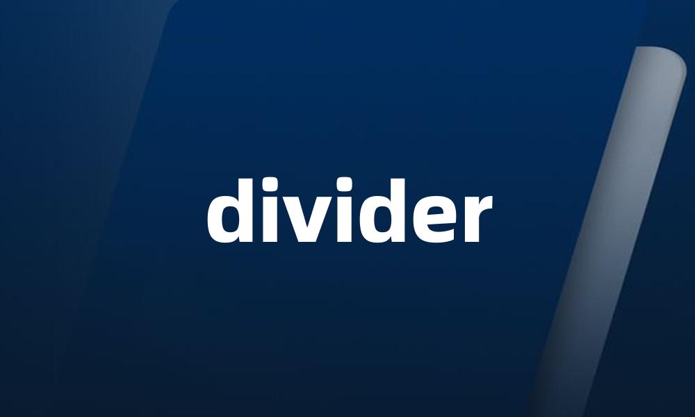 divider