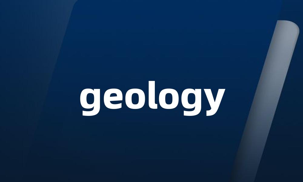 geology