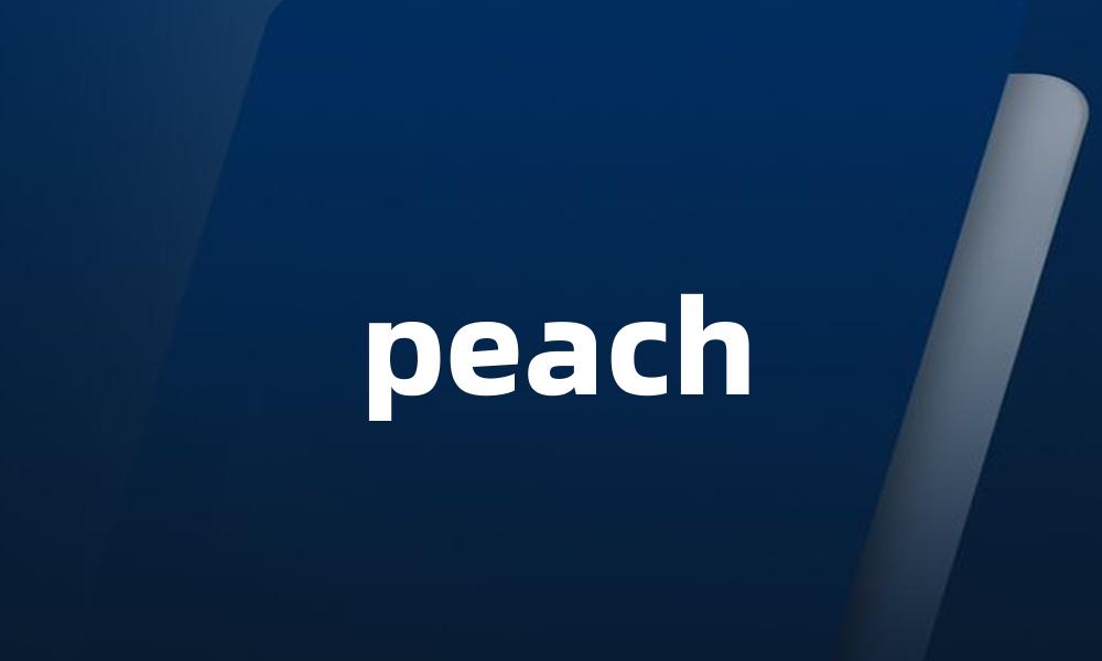 peach