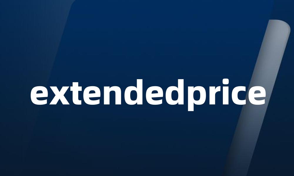 extendedprice