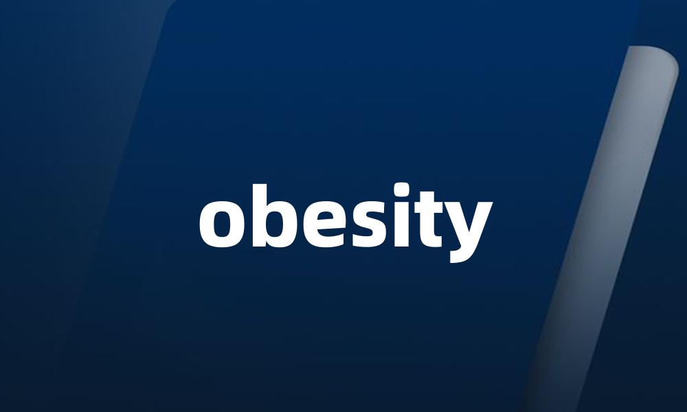 obesity