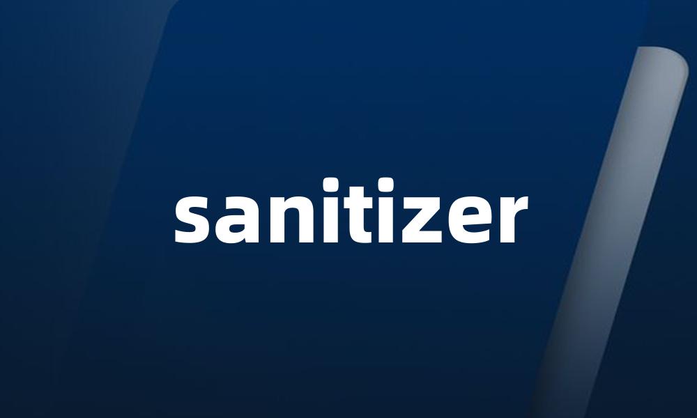 sanitizer