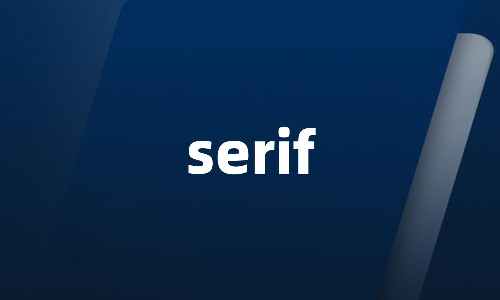 serif