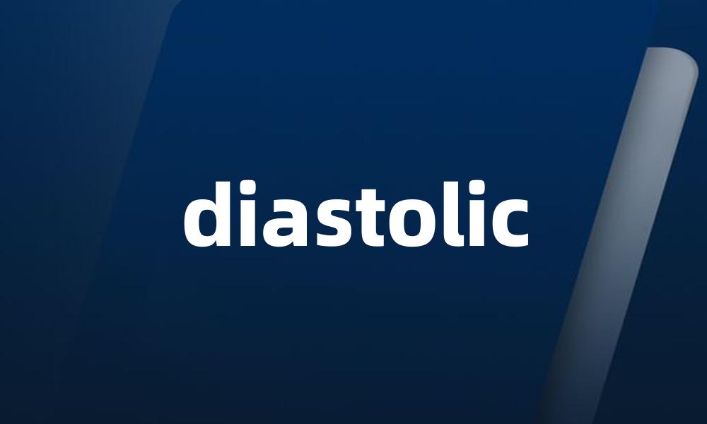 diastolic