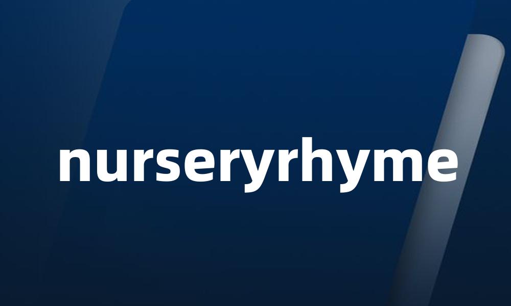 nurseryrhyme