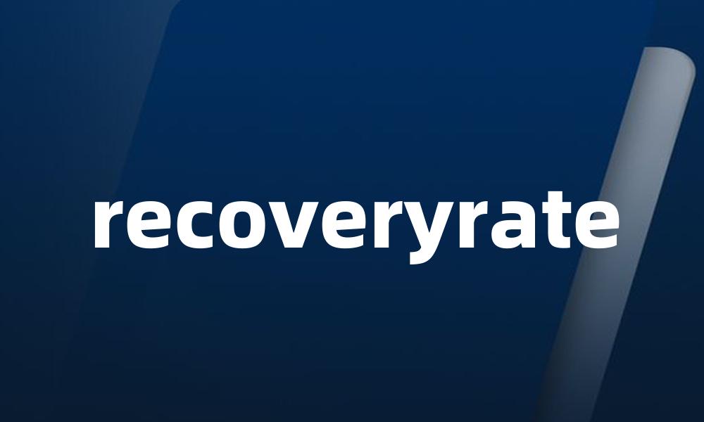 recoveryrate