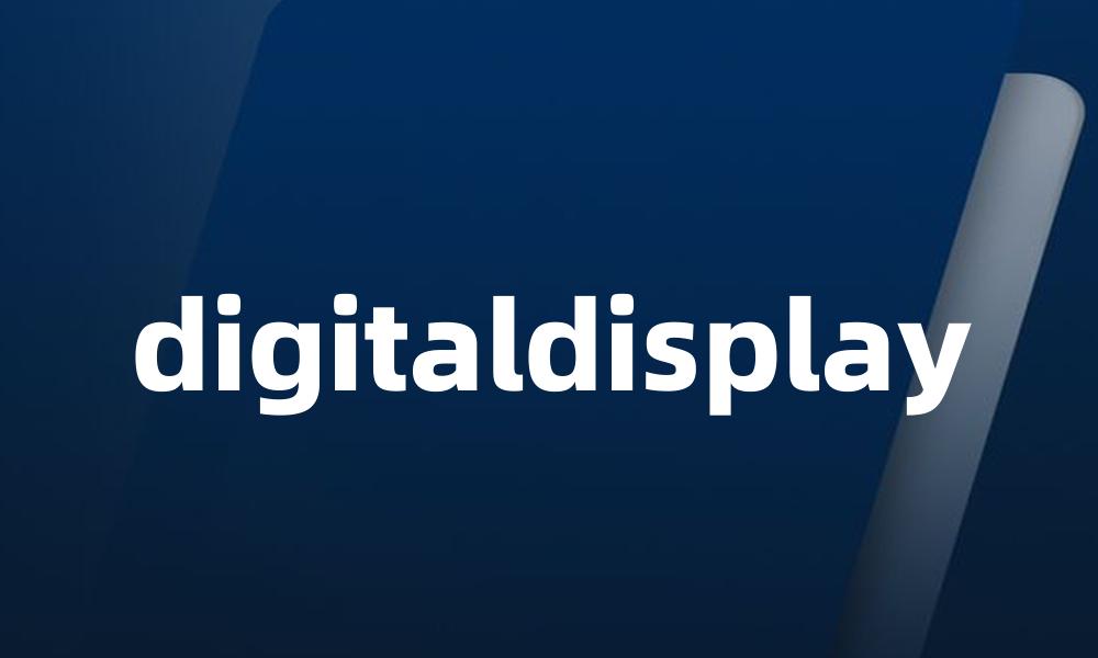 digitaldisplay