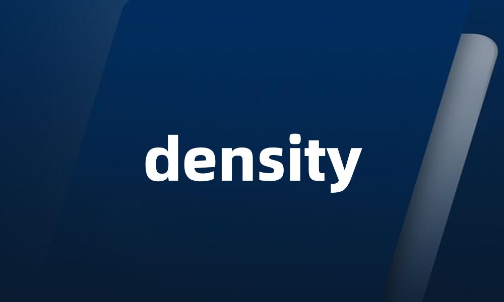 density