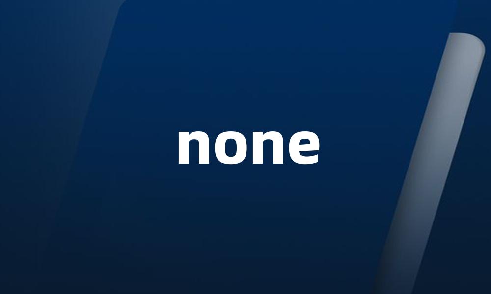 none